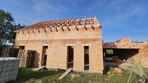 Kompletní realizace vazby a krovu na novostavbě rodinného domu